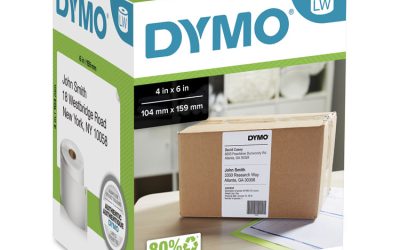 Labelwriter Shipping Labels, 4″ X 6″, White, 220 Labels/roll