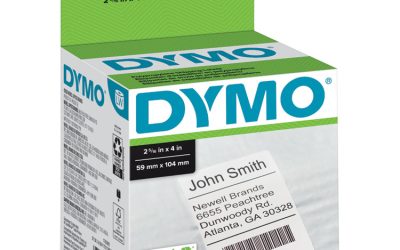 Labelwriter Shipping Labels, 2.31″ X 4″, White, 250 Labels/roll