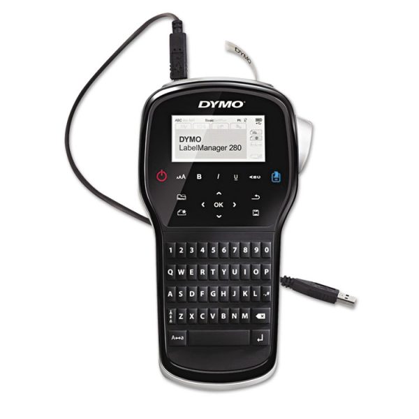 Labelmanager 280 Label Maker, 0.6"/s Print Speed, 4 X 2.3 X 7.9 - Image 2