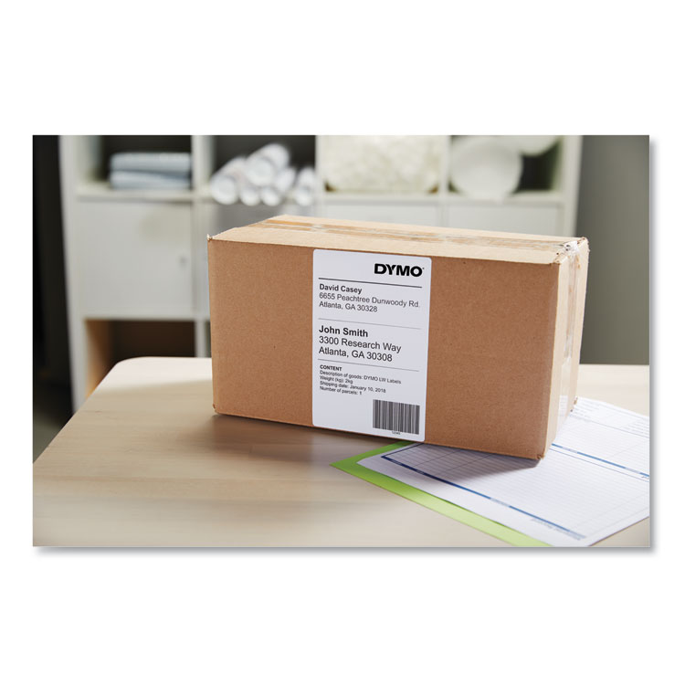 LW Extra-Large Shipping Labels, 4" x 6", White, 220 Labels/Roll, 2 Rolls/Pack - Image 3