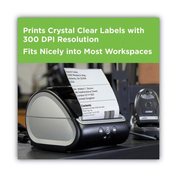 Labelwriter 5xl Series Label Printer, 53 Labels/min Print Speed, 5.5 X 7 X 7.38 - Image 4