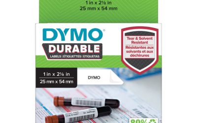 LW Durable Labels, Medical Prescription Label, 1″ x 2.13″, White, 500 Labels/Roll