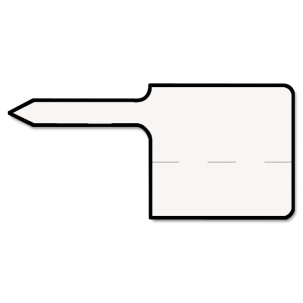 Lw Price Tag Labels, 0.93" X 0.87", White, 400 Labels/roll - Image 2