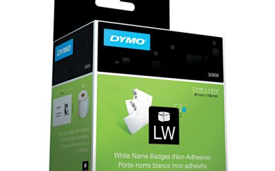 Name Badge Insert Labels, 2.43″ x 4.18″, White, 250 Labels/Box