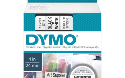 Self-Adhesive Name Badge Labels, 2.25″ x 4″, White, 250 Labels/Box