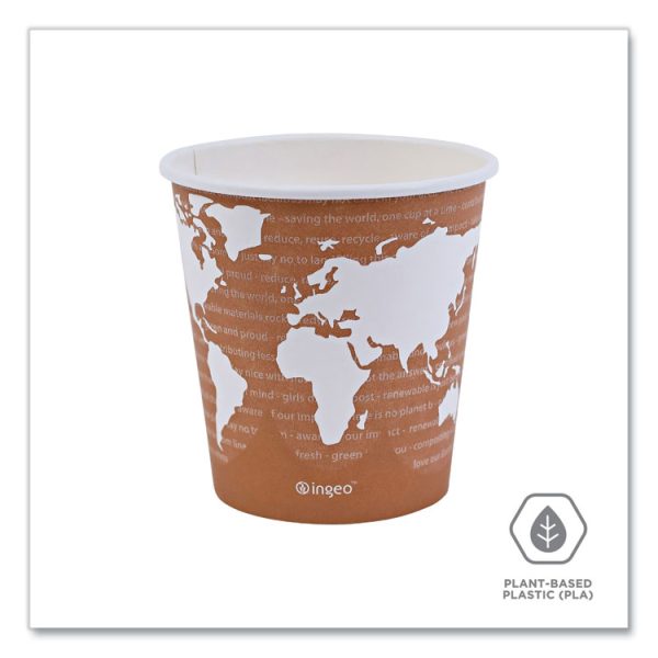 World Art Renewable And Compostable Hot Cups, 10 Oz, 50/pack, 20 Packs/carton - Image 5