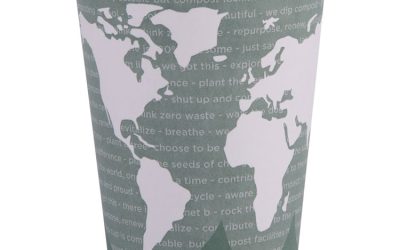 World Art Renewable And Compostable Hot Cups, 12 Oz, 50/pack, 20 Packs/carton