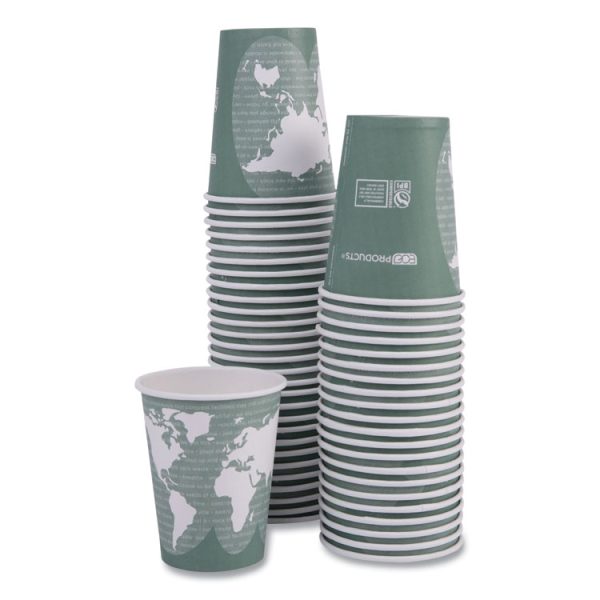 World Art Renewable And Compostable Hot Cups, 12 Oz, 50/pack, 20 Packs/carton - Image 7