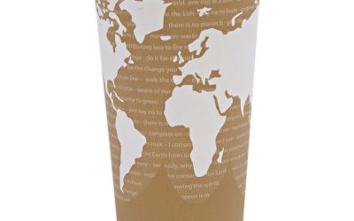 World Art Renewable And Compostable Hot Cups, 20 Oz, 50/pack, 20 Packs/carton
