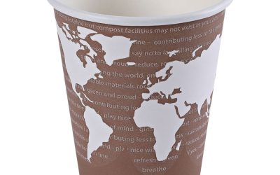 World Art Renewable And Compostable Hot Cups, 8 Oz, 50/pack, 20 Packs/carton
