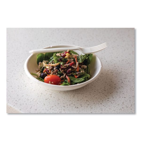 Renewable Sugarcane Bowls, 12 oz, Natural White, 50/Pack, 20 Packs/Carton - Image 3