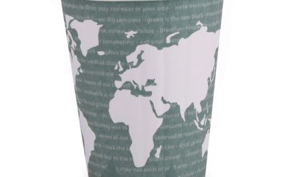 World Art Renewable And Compostable Insulated Hot Cups, Pla, 12 Oz, 40/packs, 15 Packs/carton