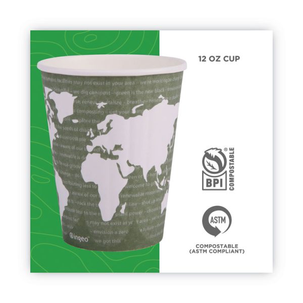 World Art Renewable And Compostable Insulated Hot Cups, Pla, 12 Oz, 40/packs, 15 Packs/carton - Image 4