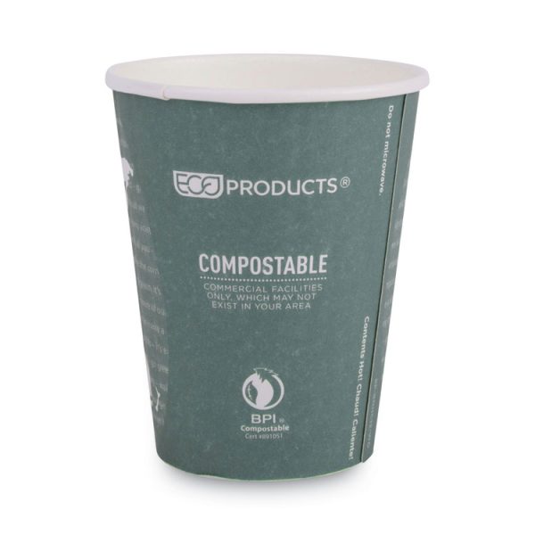 World Art Renewable And Compostable Insulated Hot Cups, Pla, 12 Oz, 40/packs, 15 Packs/carton - Image 9