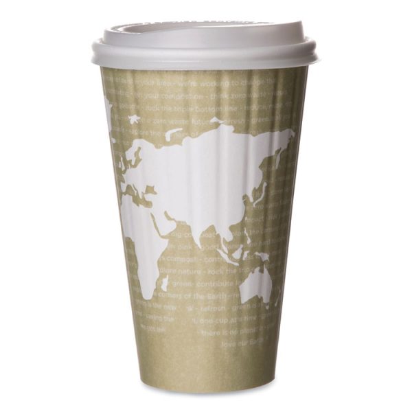 World Art Renewable And Compostable Insulated Hot Cups, Pla, 16 Oz, 40/packs, 15 Packs/carton - Image 3