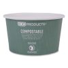 World Art Renewable and Compostable Food Container, 12 oz, 4.05 Diameter x 2.5 h, Green, Paper, 25/Pack, 20 Packs/Carton - Image 6