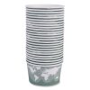 World Art Renewable and Compostable Food Container, 12 oz, 4.05 Diameter x 2.5 h, Green, Paper, 25/Pack, 20 Packs/Carton - Image 7