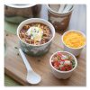 World Art Renewable and Compostable Food Container, 12 oz, 4.05 Diameter x 2.5 h, Green, Paper, 25/Pack, 20 Packs/Carton - Image 10