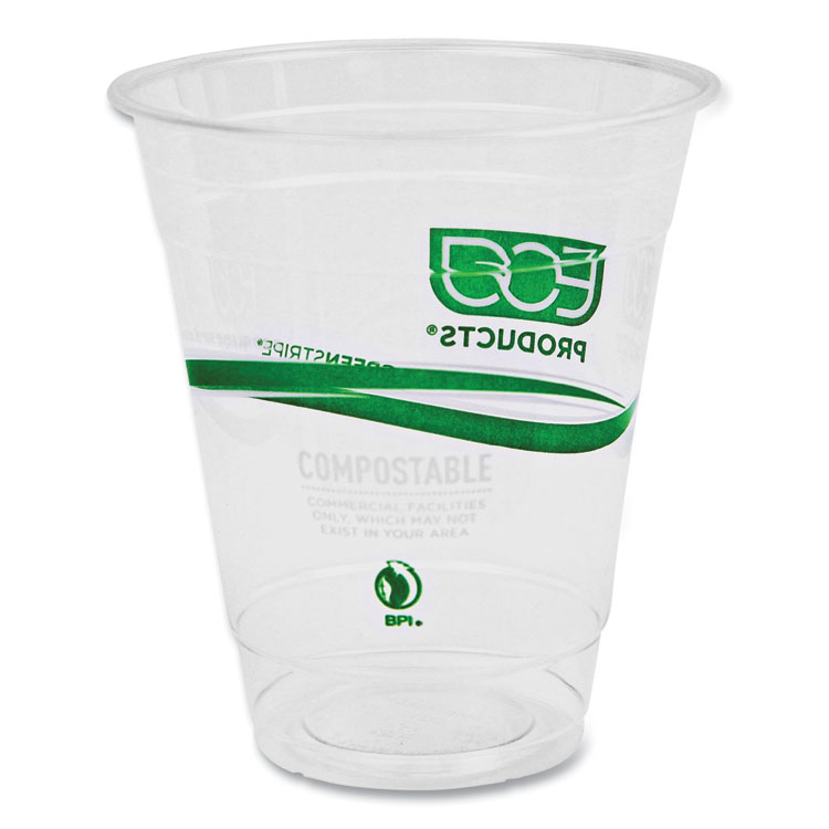 Greenstripe Renewable And Compostable Cold Cups, 12 Oz, Clear, 50/pack, 20 Packs/carton - Image 6