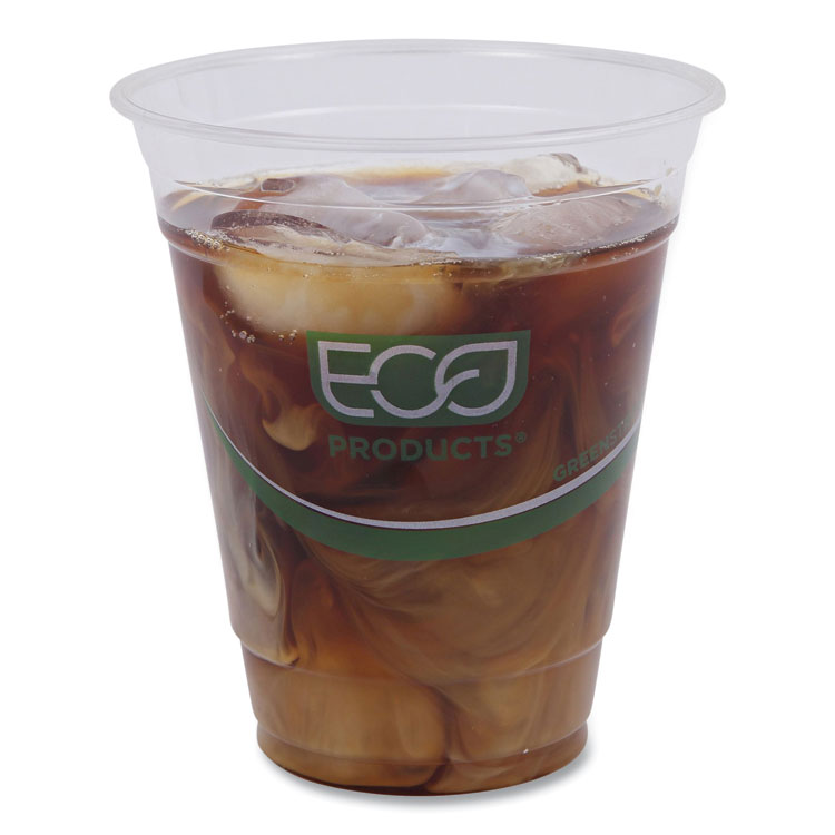 Greenstripe Renewable And Compostable Cold Cups, 12 Oz, Clear, 50/pack, 20 Packs/carton - Image 7