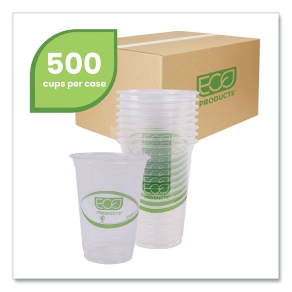 Greenstripe Renewable And Compostable Cold Cups, 16 Oz, Clear, 50/pack, 20 Packs/carton - Image 2