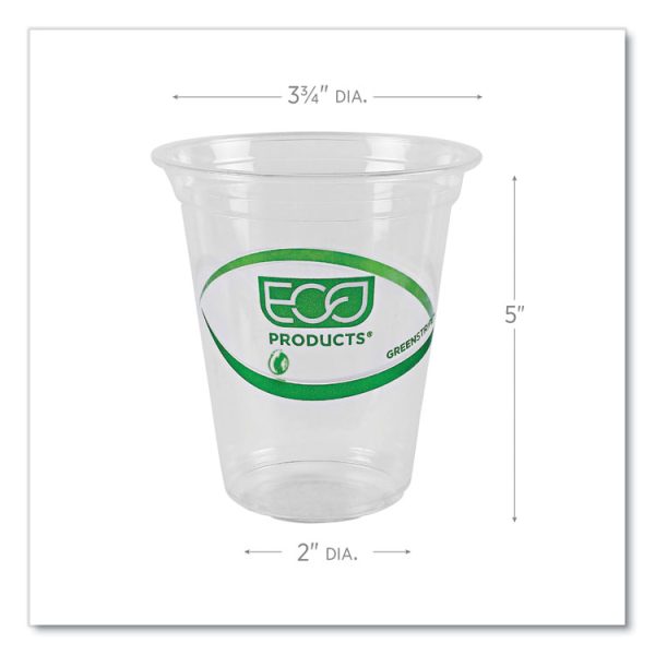 Greenstripe Renewable And Compostable Cold Cups, 16 Oz, Clear, 50/pack, 20 Packs/carton - Image 3