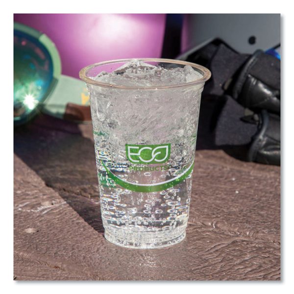 Greenstripe Renewable And Compostable Cold Cups, 16 Oz, Clear, 50/pack, 20 Packs/carton - Image 9