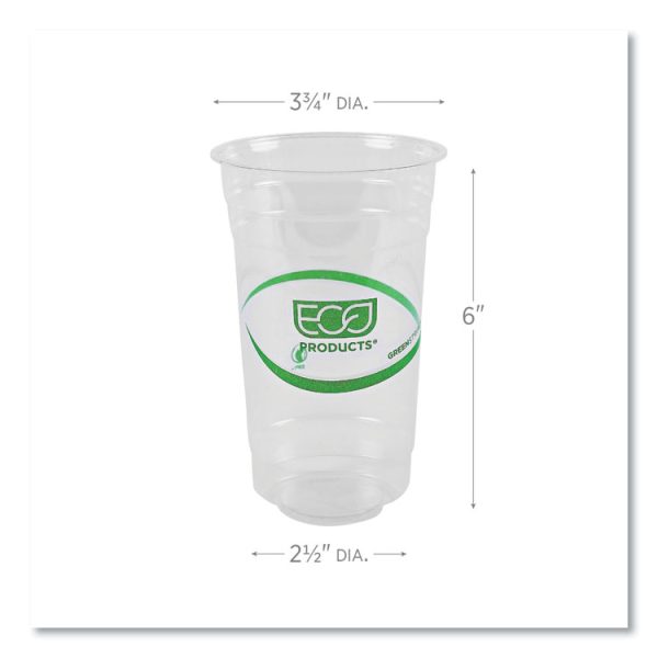 Greenstripe Renewable And Compostable Pla Cold Cups, 24 Oz, 50/pack, 20 Packs/carton - Image 3