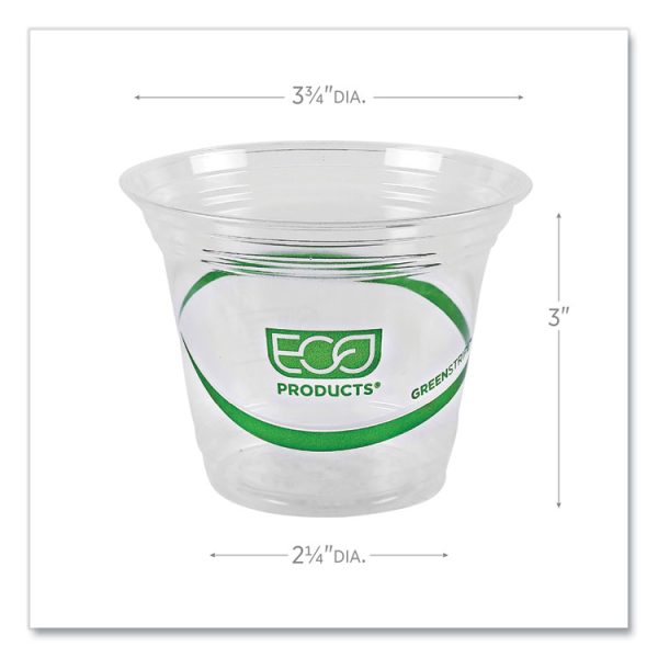 Greenstripe Renewable And Compostable Cold Cups, 9 Oz, Clear, 50/pack, 20 Packs/carton - Image 3