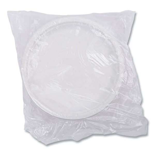 Vanguard Renewable And Compostable Sugarcane Plates, 6" Dia, White, 1,000/carton - Image 7