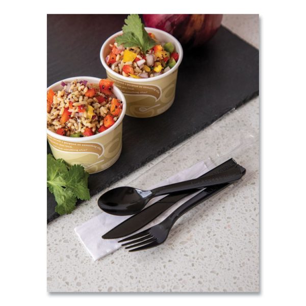 100% Recycled Content Cutlery Kit - 6", 250/carton - Image 3