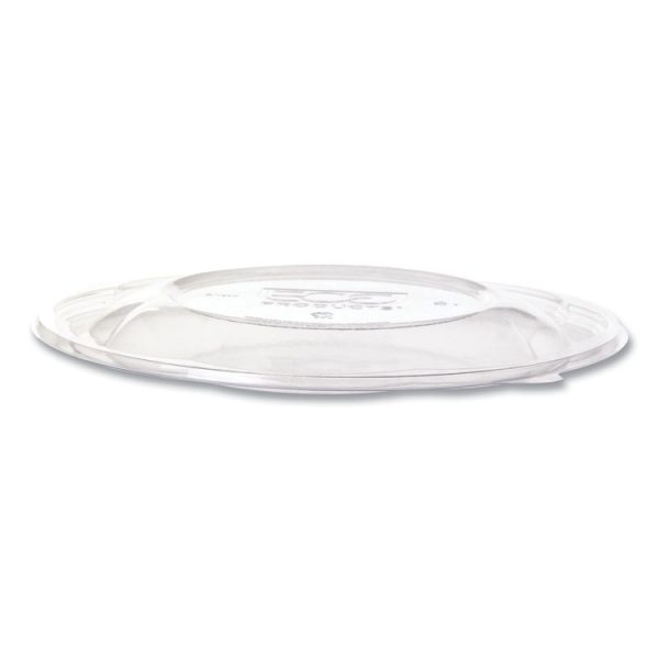 Salad Bowl Lids, Lids for 64 oz Squat Salad Bowls, 9.5" Diameter, Clear, Plastic, 300/Carton