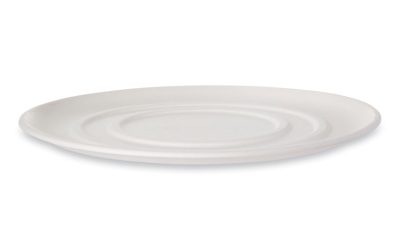 Worldview Sugarcane Pizza Trays, 16 X 16 X 02, White, 50/carton