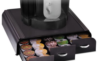 Anchor 36 Capacity Coffee Pod Drawer, 13.46 x 12.87 x 2.72, Black