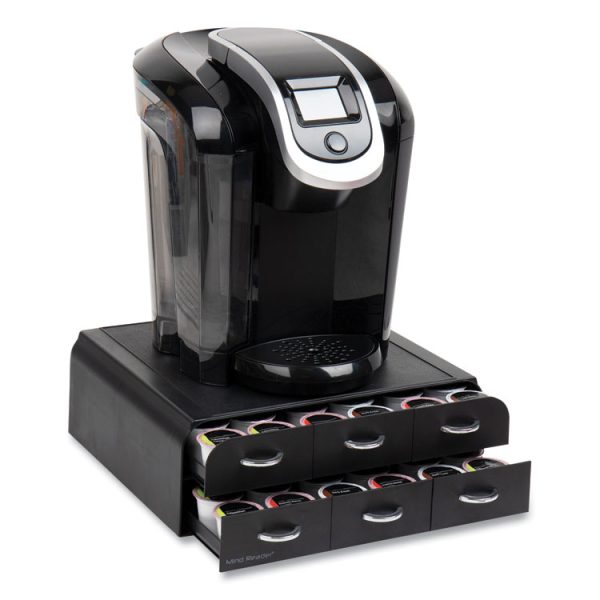 2-Tier 6-Drawer Single Serve Coffee Pod Drawer, 14 x 12.25 x 4.75, Black - Image 3