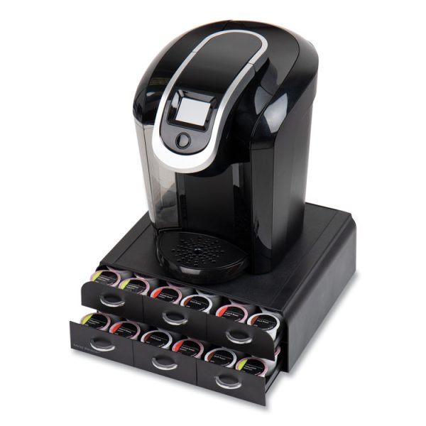2-Tier 6-Drawer Single Serve Coffee Pod Drawer, 14 x 12.25 x 4.75, Black - Image 5