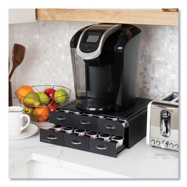 2-Tier 6-Drawer Single Serve Coffee Pod Drawer, 14 x 12.25 x 4.75, Black - Image 7