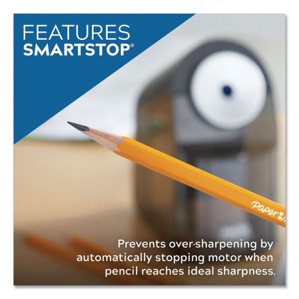 Model 1675 Teacherpro Classroom Electric Pencil Sharpener, Ac-Powered, 4 X 7.5 X 8, Black/silver/smoke - Image 7