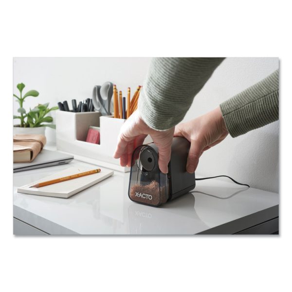 Model 19501 Mighty Mite Home Office Electric Pencil Sharpener, Ac-Powered, 3.5 X 5.5 X 4.5, Black/gray/smoke - Image 5