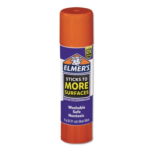 Extra-Strength School Glue Sticks, 0.21 Oz, Dries Clear, 60/pack - Image 2