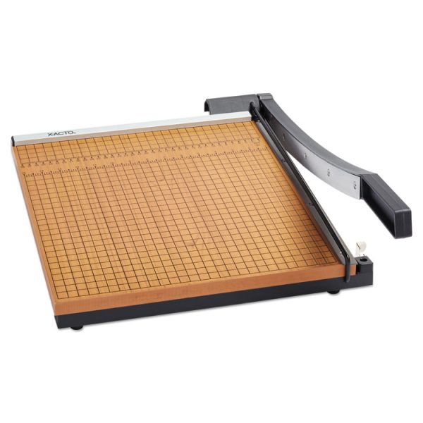 Square Commercial Grade Wood Base Guillotine Trimmer, 15 Sheets, 15" Cut Length, 15 X 15 - Image 2