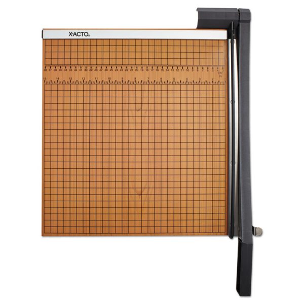 Square Commercial Grade Wood Base Guillotine Trimmer, 15 Sheets, 15" Cut Length, 15 X 15 - Image 3