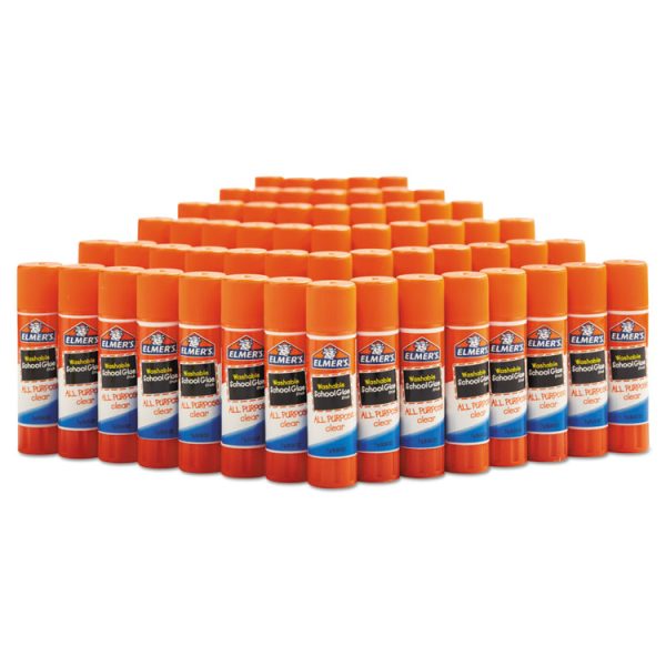 Washable School Glue Sticks, 0.24 Oz, Applies And Dries Clear, 60/box - Image 5