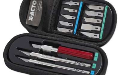 Knife Set, 3 Knives, 10 Blades, Carrying Case