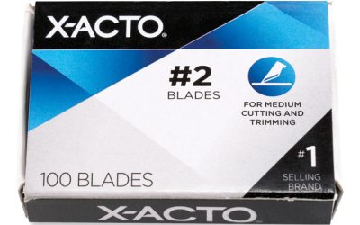 No. 2 Bulk Pack Blades For X-Acto Knives, 100/box