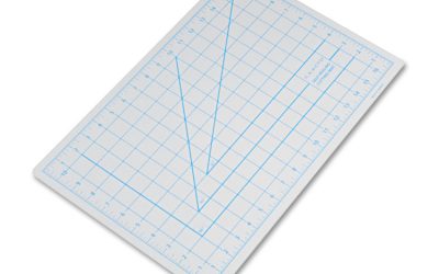 Self-Healing Cutting Mat, Nonslip Bottom, 1″ Grid, 12 X 18, Gray