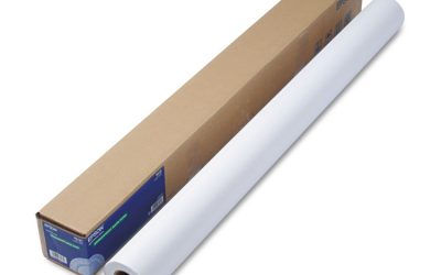 Double Weight Matte Paper, 8 Mil, 44″ X 82 Ft, Matte White