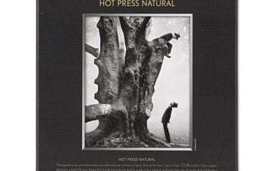 Hot Press Fine Art Paper, 17 Mil, 8.5 X 11, Smooth Matte Natural, 25/pack