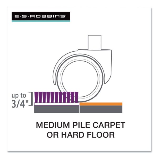 Floor+mate, For Hard Floor To Medium Pile Carpet Up To 0.75", 46 X 48, Clear - Image 6