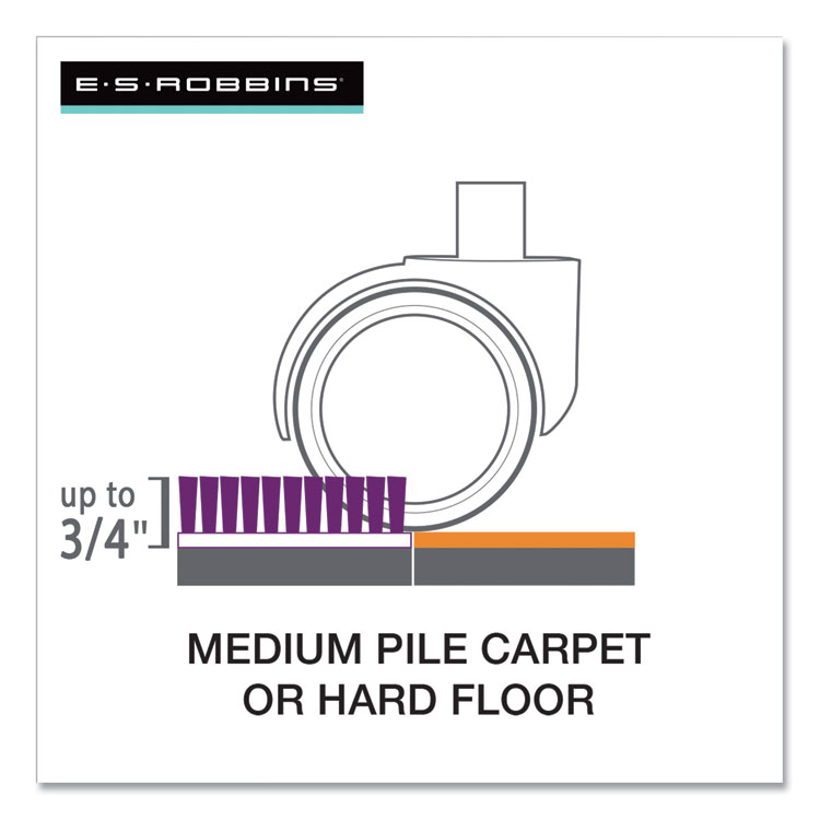 Floor+mate, For Hard Floor To Medium Pile Carpet Up To 0.75", 46 X 48, Clear - Image 6